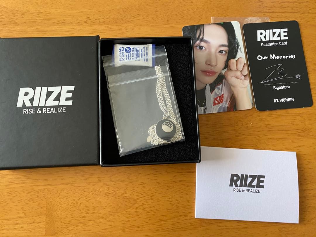 RIIZE POPUP ネックレス　ウォンビントレカ付き