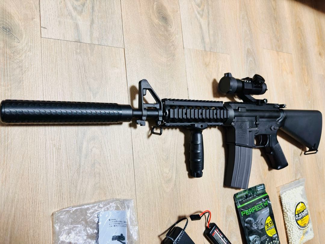 M4 CRWハイサイクル　東京マルイ電動ガン　カスタムセット
