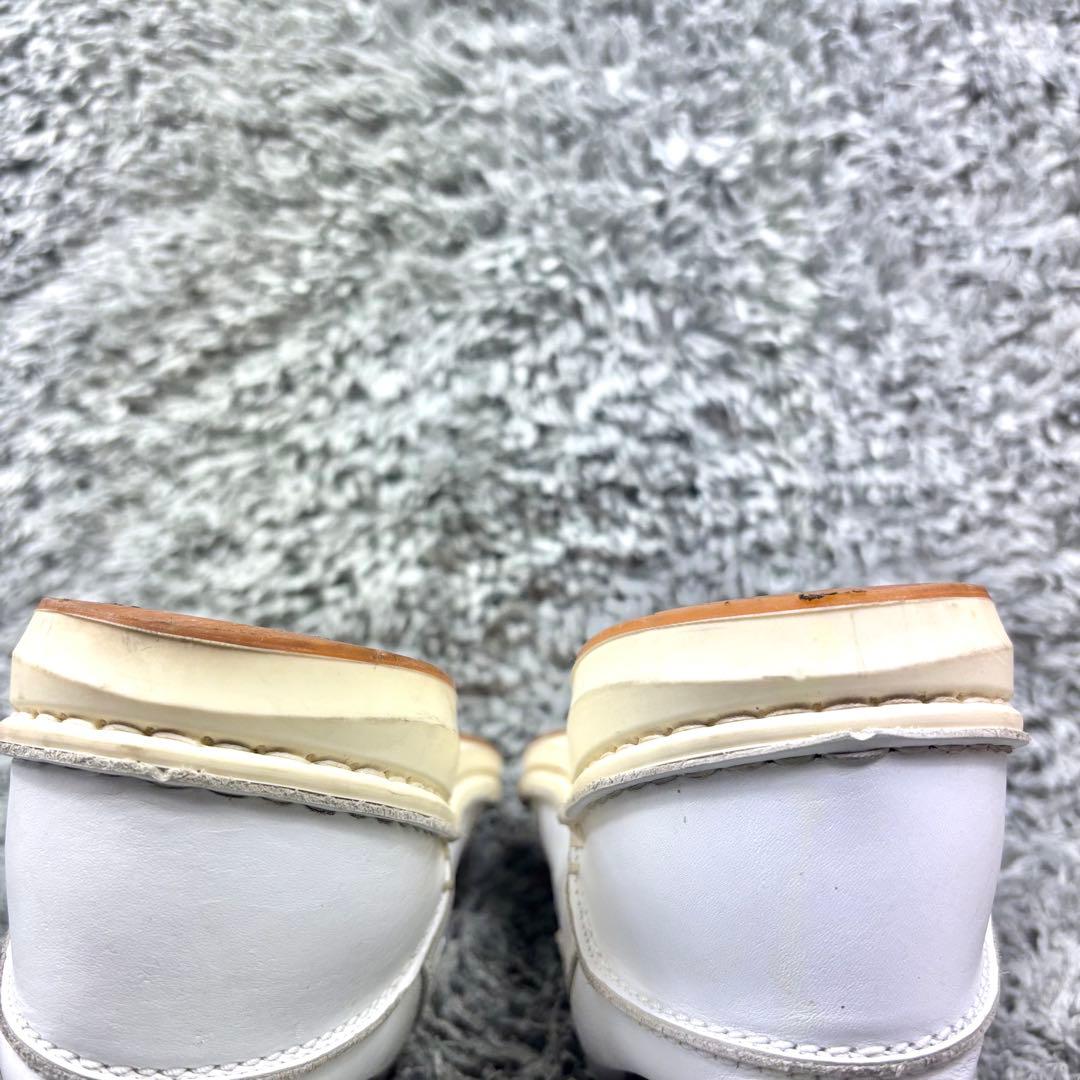 美品 ビルケンシュトック パサデナ 40 26cm 白 ホワイト レザー