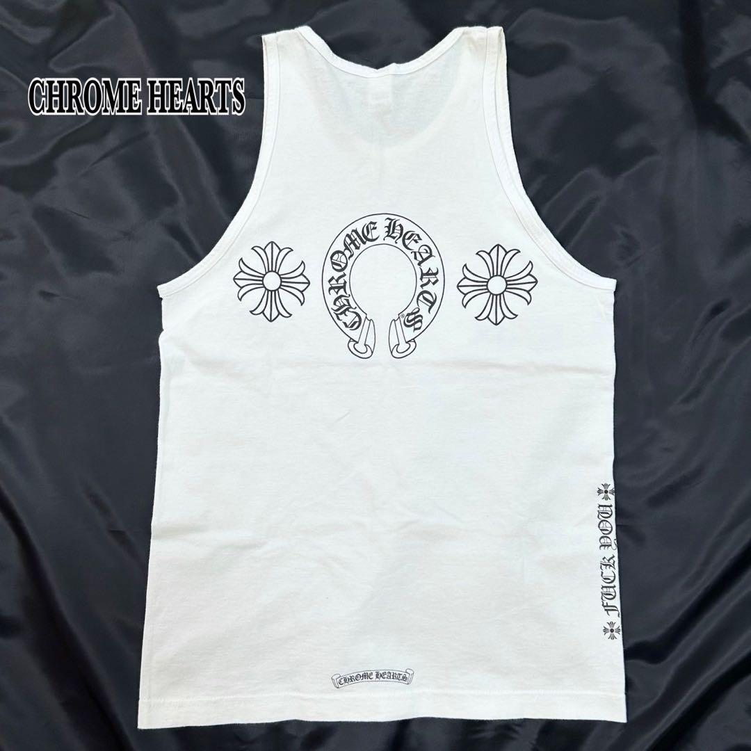 トップス Chrome Hearts Tank Top Horseshoe CH Plus