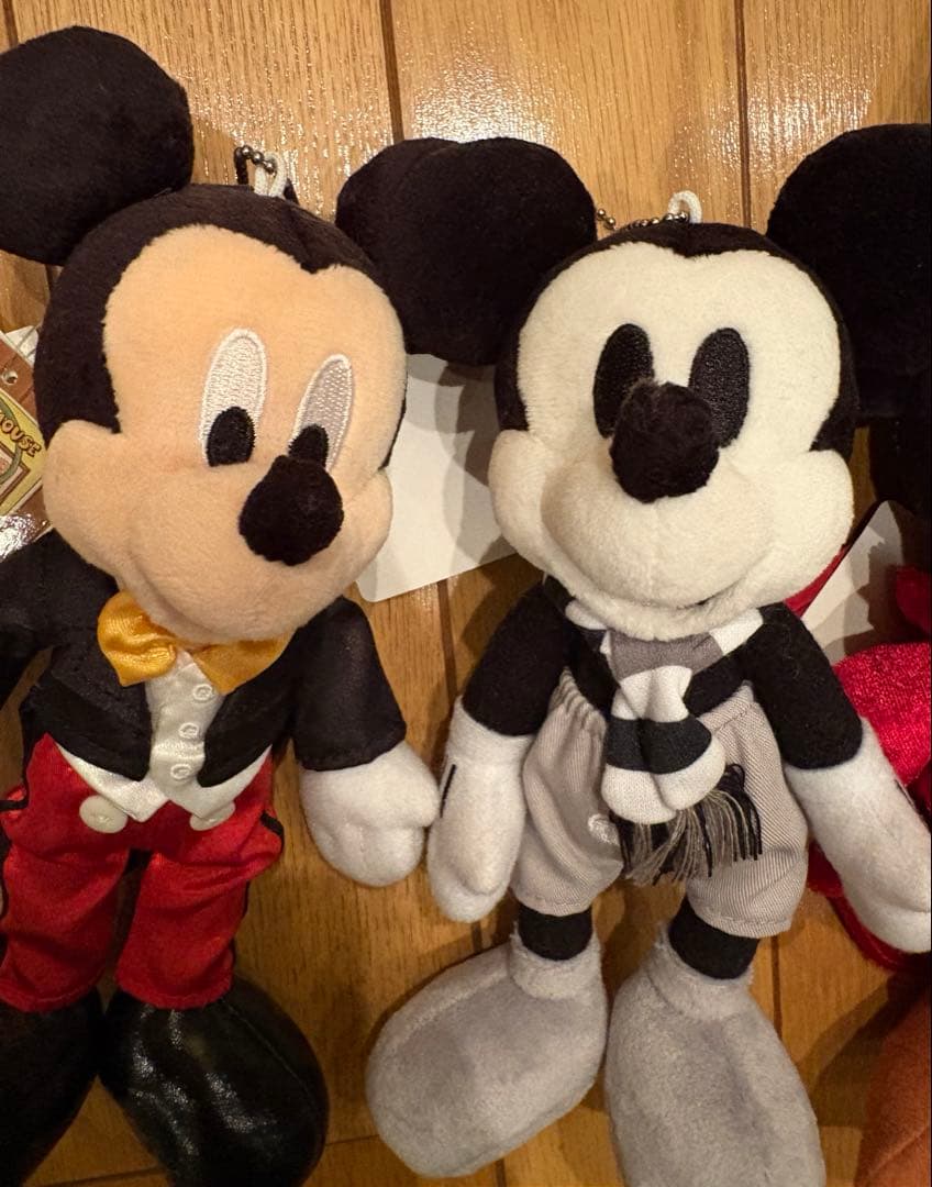 ミッキーマウス ぬいぐるみバッジ 5体セット