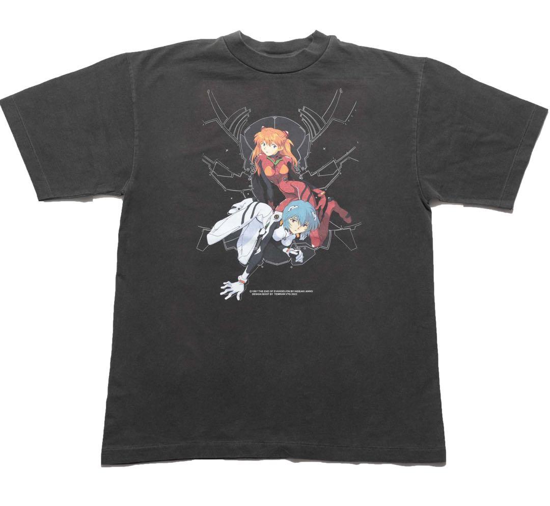 エヴァンゲリオン Tシャツ アスカ レイ　XL