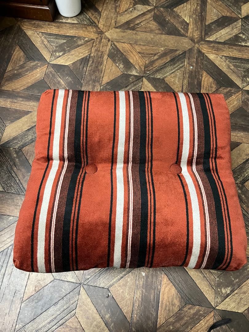 ＴＡＪＩ＊オットマン スツール 椅子 インテリア アンティーク 昭和レトロ