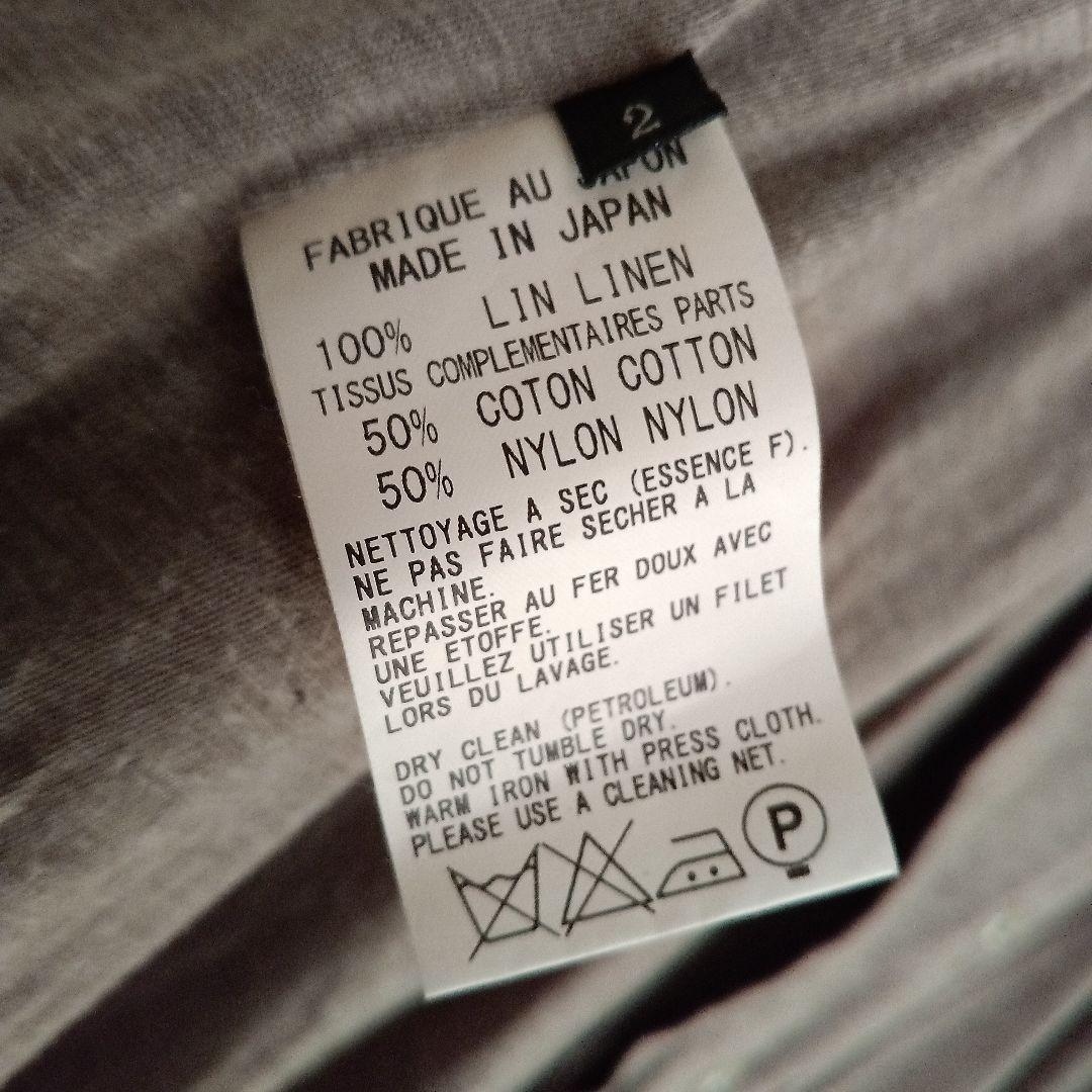 Y's(ワイズ)リネンガウチョパンツ　ダークブラウン(裏地付き)