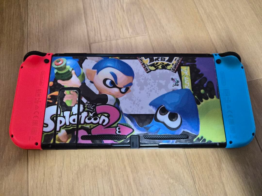 Nintendo Switch ネオンブルー・レッド 本体【スプラトゥーンデコ】