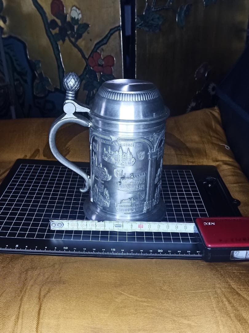 ドイツ製　ZINN BECKER　ピューター　ビアジョッキ