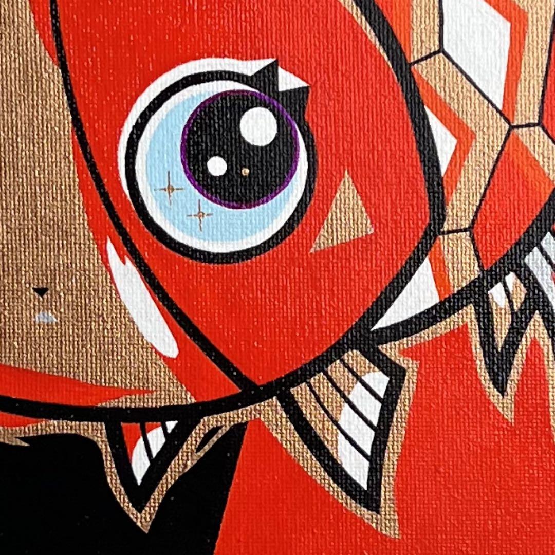 「巡る」｜絵画 原画 抽象画 動物画 絵 金魚 イラスト ドローイング