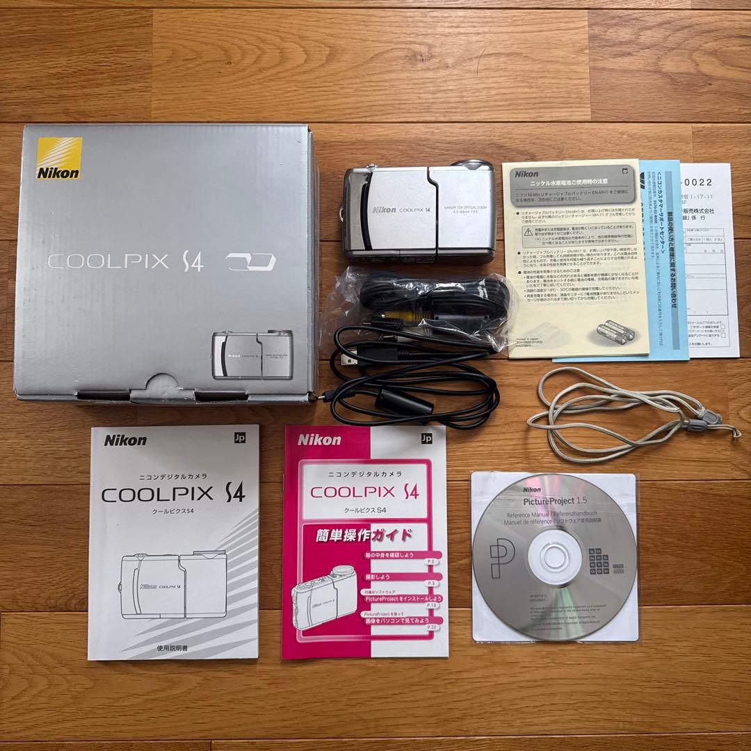 NikonクールピクスS4デジタルカメラcoolpix単三電池仕様レトロ