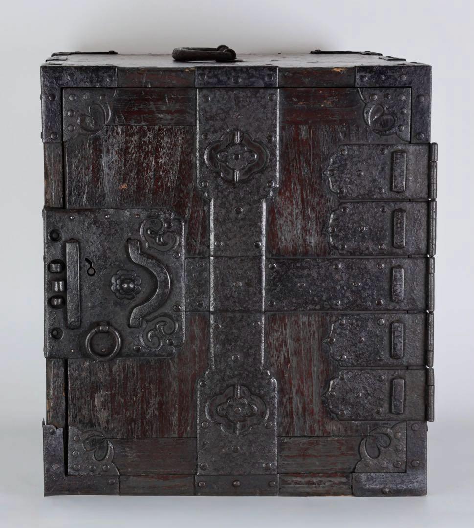 船箪笥 鉄金具 小箪笥 銭箱 民藝 古民具 時代家具 骨董品 和箪笥 船金庫