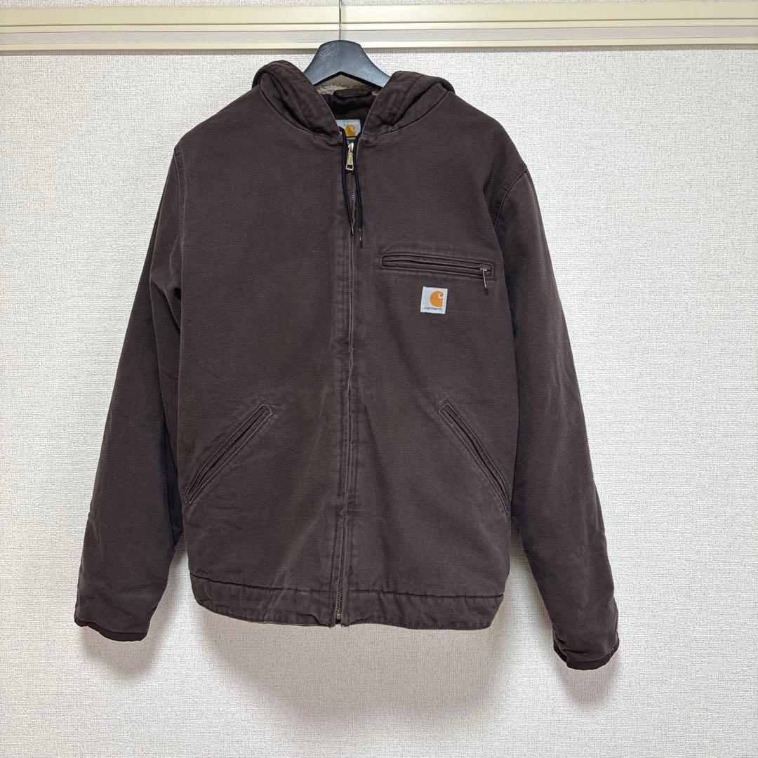 Carhartt カーハート アクティブジャケット ダークブラウン L フェード