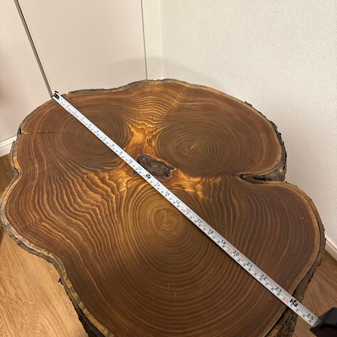 値下げ！グロウス リング サイドテーブル 原木テーブル