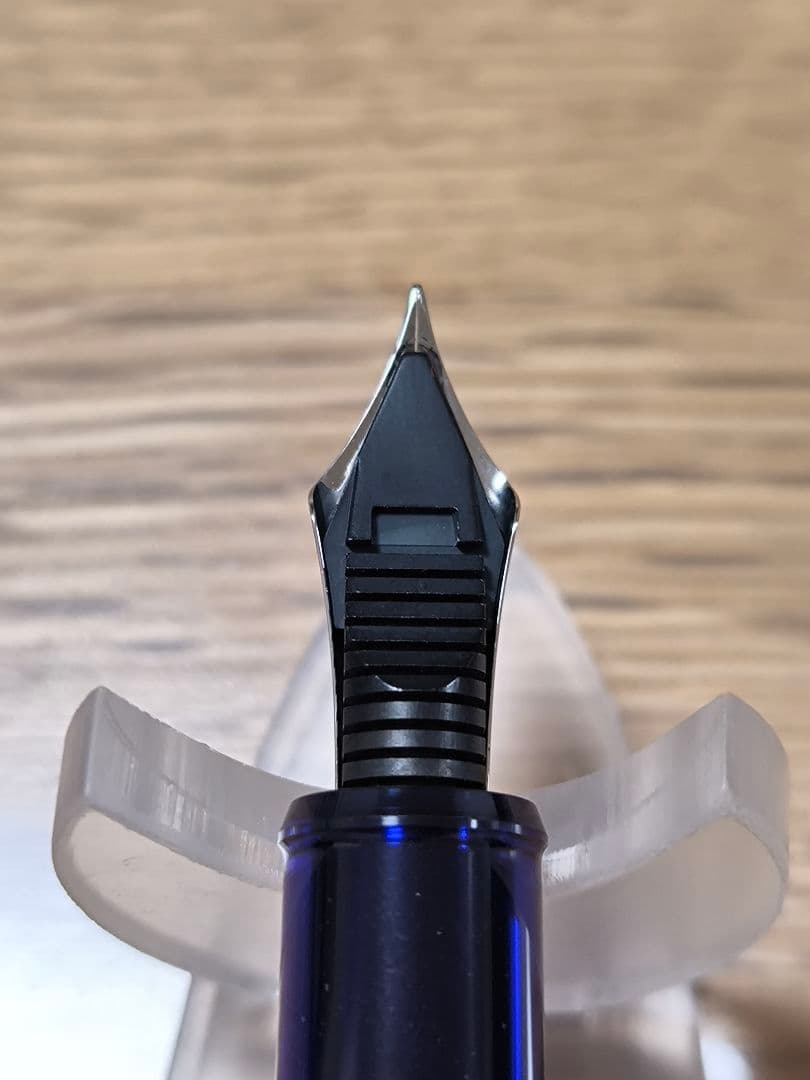 プラチナ万年筆3776センチュリーロジウムフィニッシュシャルトルブルー F細字