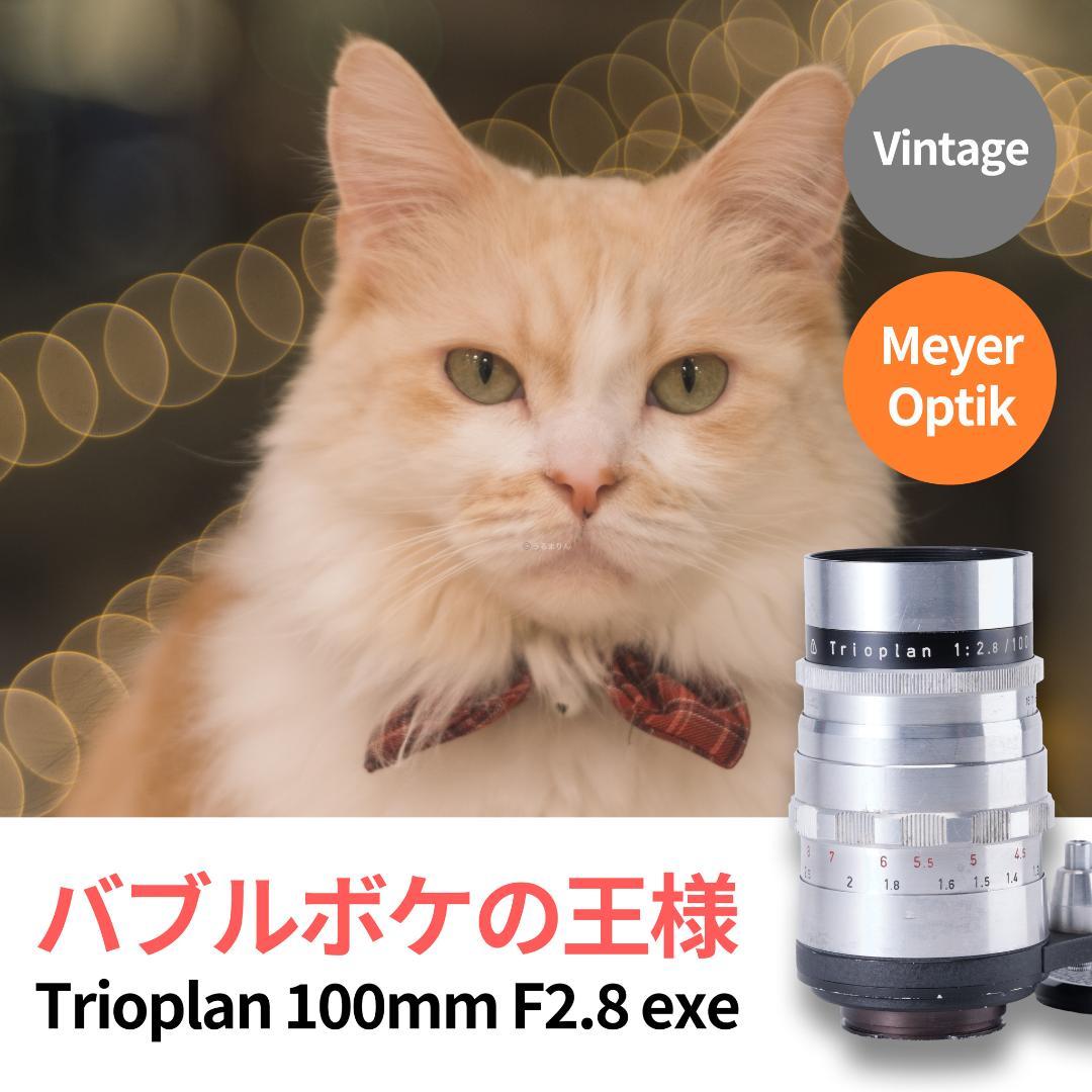 バブルボケの王様！TRIOPLAN 100mm F2.8 exe オールドレンズ