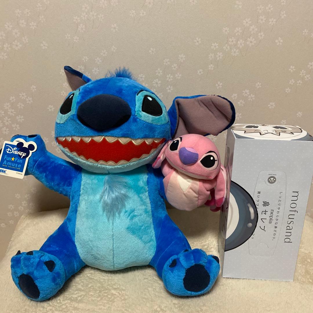 【セール】　ディズニー　スティッチ エンジェル　ぬいぐるみ　パペット　レア　希少