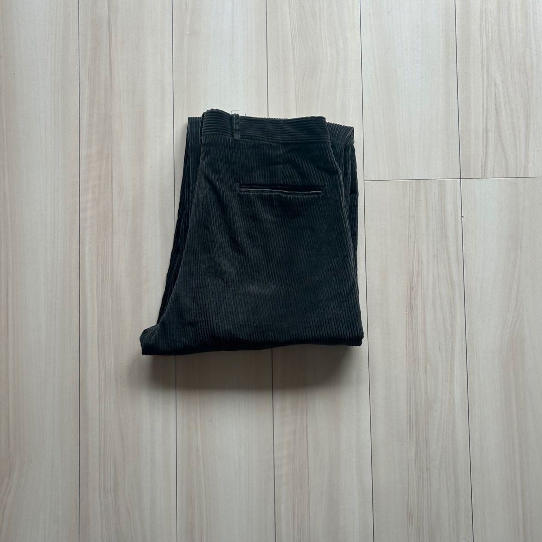 -90s ブルックスブラザーズ ブラックコーデュロイパンツ USA製 32×30