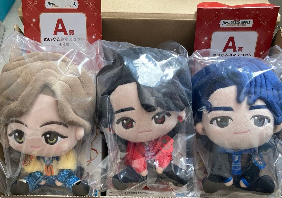 新品Mrs.GREEN APPLE一番くじ ぬいぐるみ　3個セット