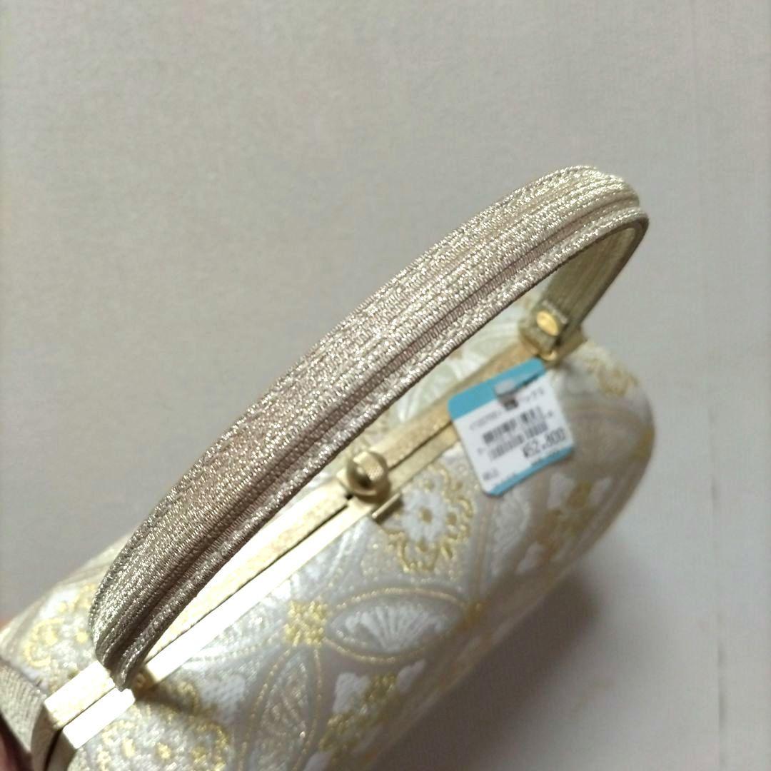 【新品タグ付き】フォーマル 礼装用 草履 バッグ セット 七宝柄 正絹 西陣織