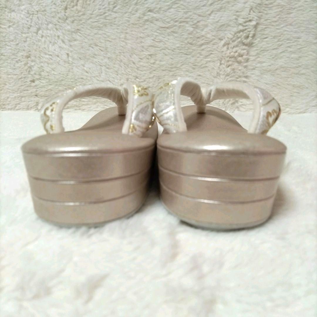 【新品タグ付き】フォーマル 礼装用 草履 バッグ セット 七宝柄 正絹 西陣織