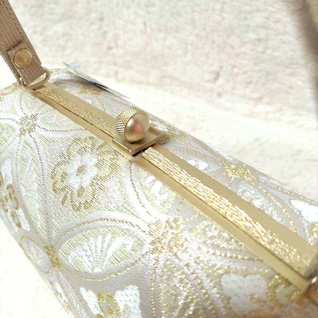 【新品タグ付き】フォーマル 礼装用 草履 バッグ セット 七宝柄 正絹 西陣織