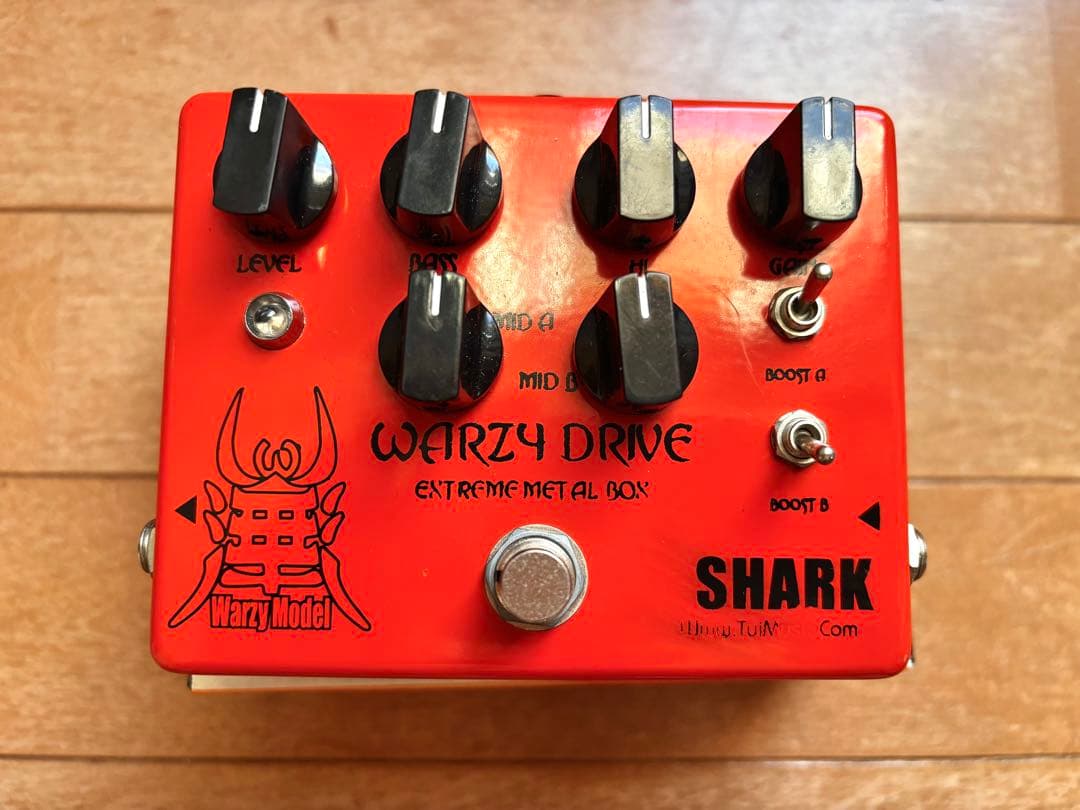 動作確SHARK WARZY DRIVE ギター　エフェクター