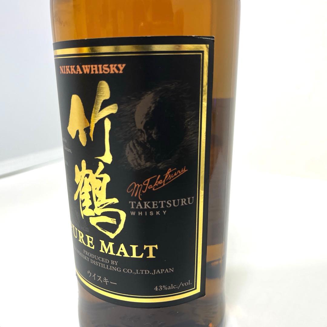 ★未開栓★ニッカ 竹鶴 ピュアモルト 黒ラベル 43% 700ml