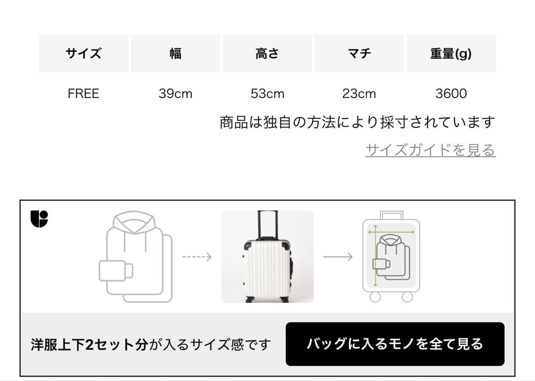未使用　RICARDO 別注キャリーケース