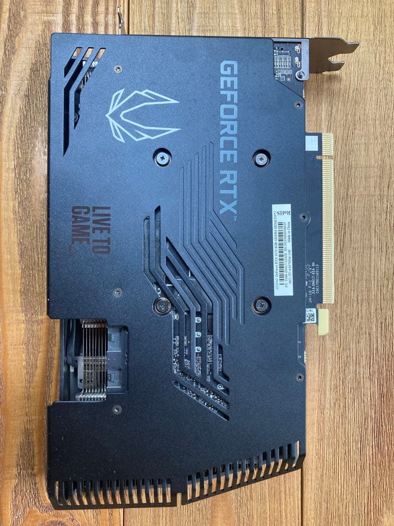 PentiumBronze　zotac RTX3070