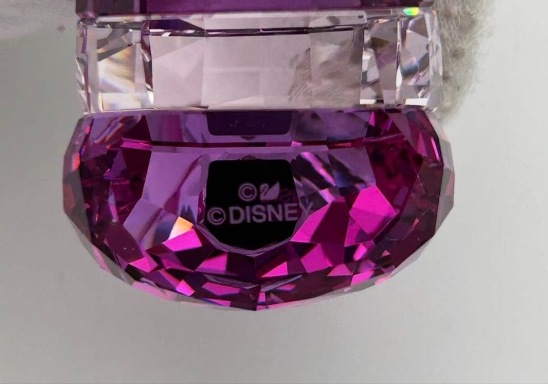 朔*龍様 【超美品】スワロフスキー チェシャ猫 ディズニー