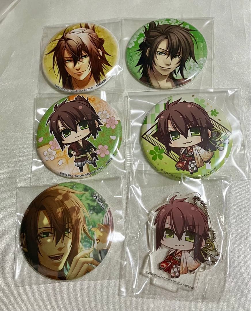 薄桜鬼 万葉ノ抄 店舗特典 缶バッジ アクスタ 沖田 総司