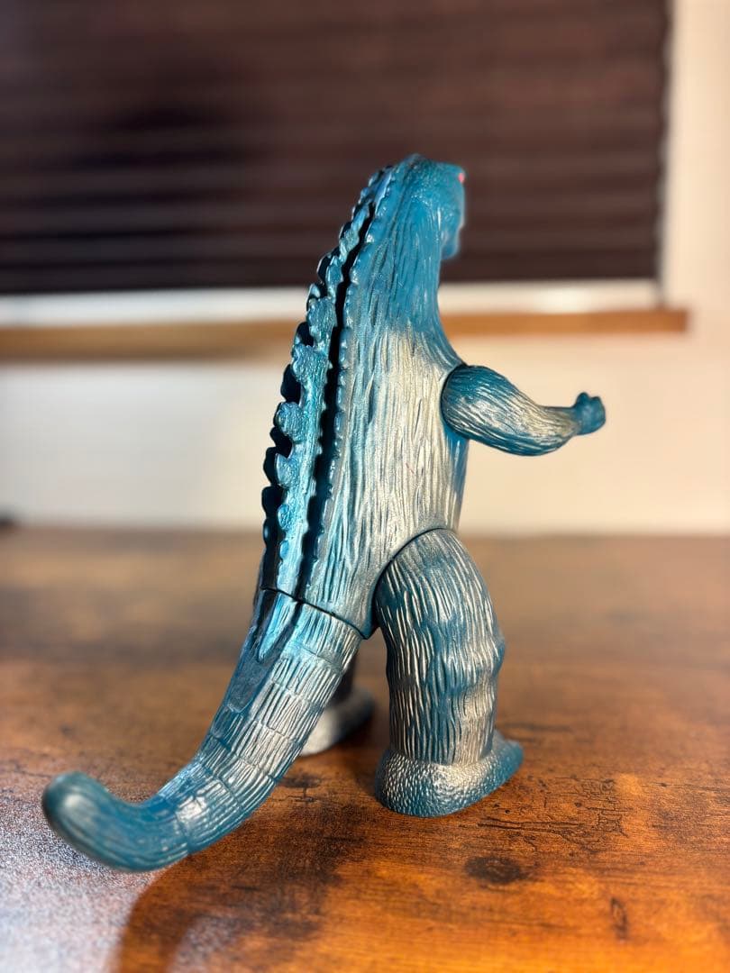 ブルマァク　ゴジラ　当時物　ソフビ　スタンダードサイズ　美品　シルバー多め