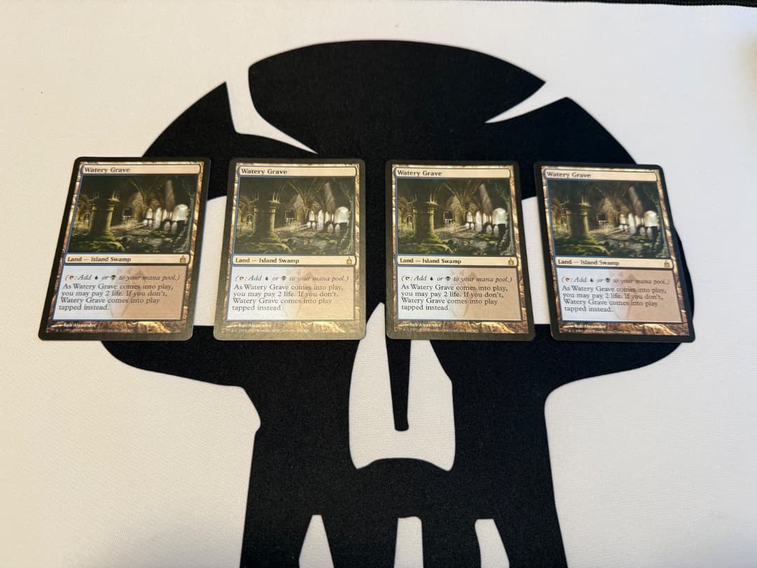 湿った墓　４枚　英語　MTG