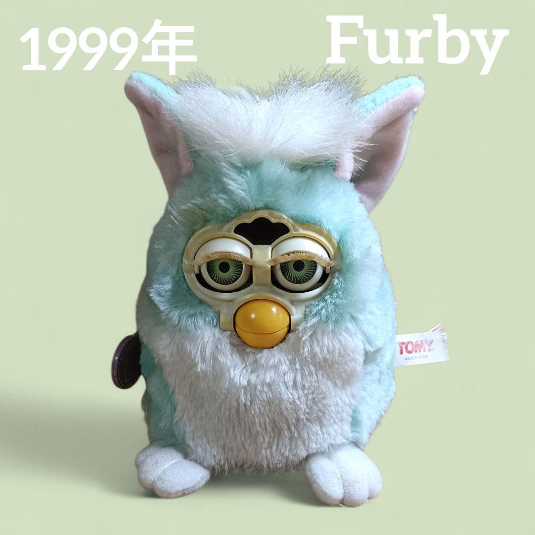 【希少】ファービーベイビー 日本語版 ミントグリーン 1999年 レトロ
