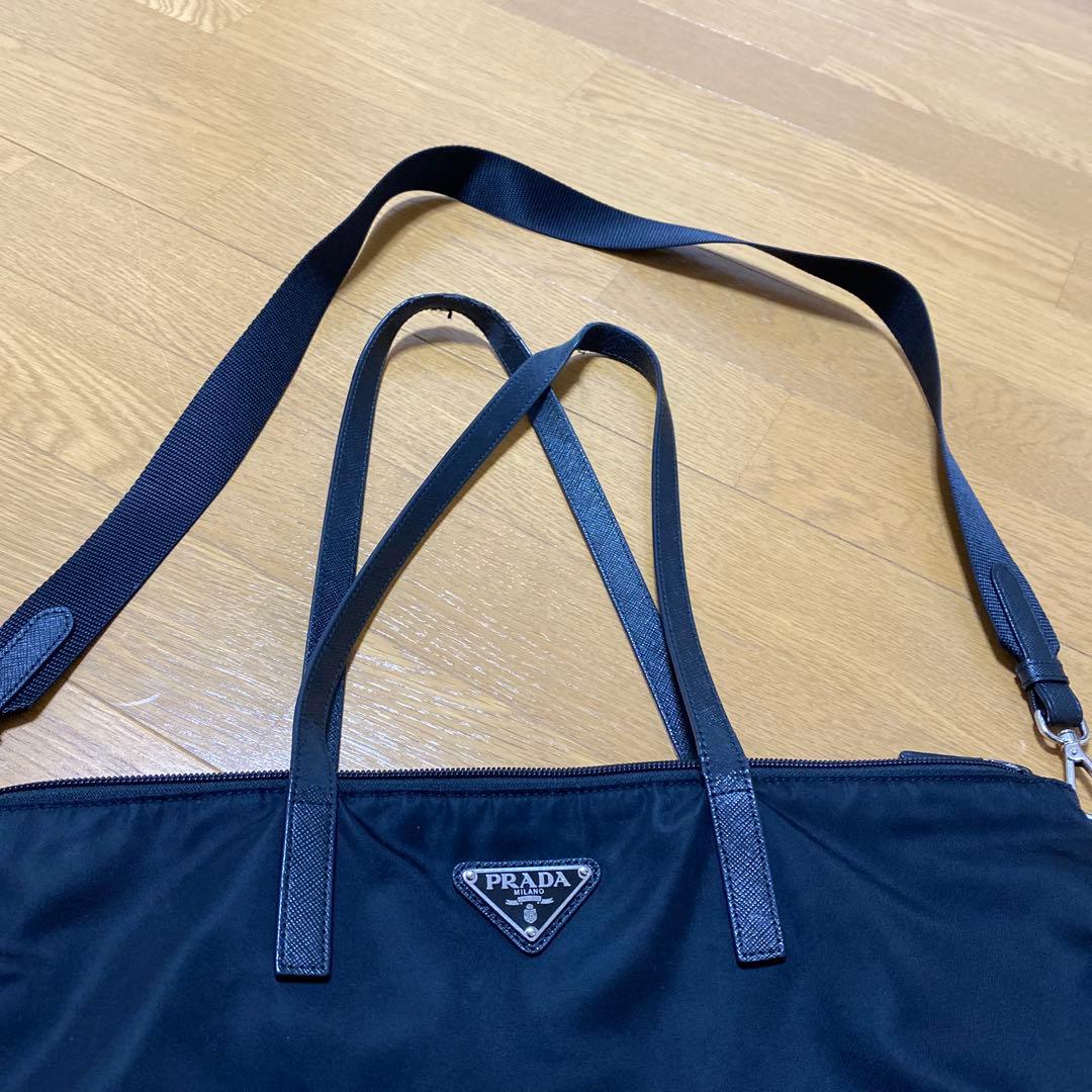 ヤマヒロ　PRADA ブラック ショルダーバッグ