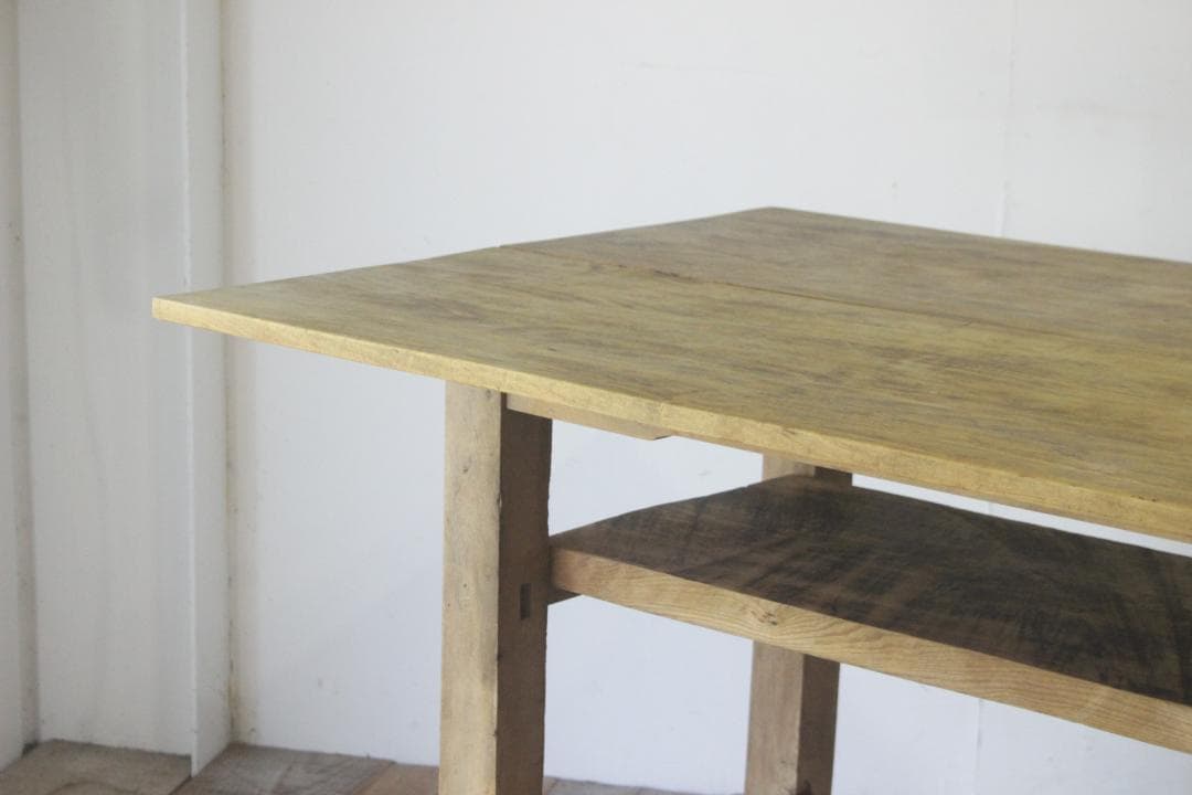 ヴィンテージ ダイニングテーブル 作業台 長机 無垢材 展示台 飾り台