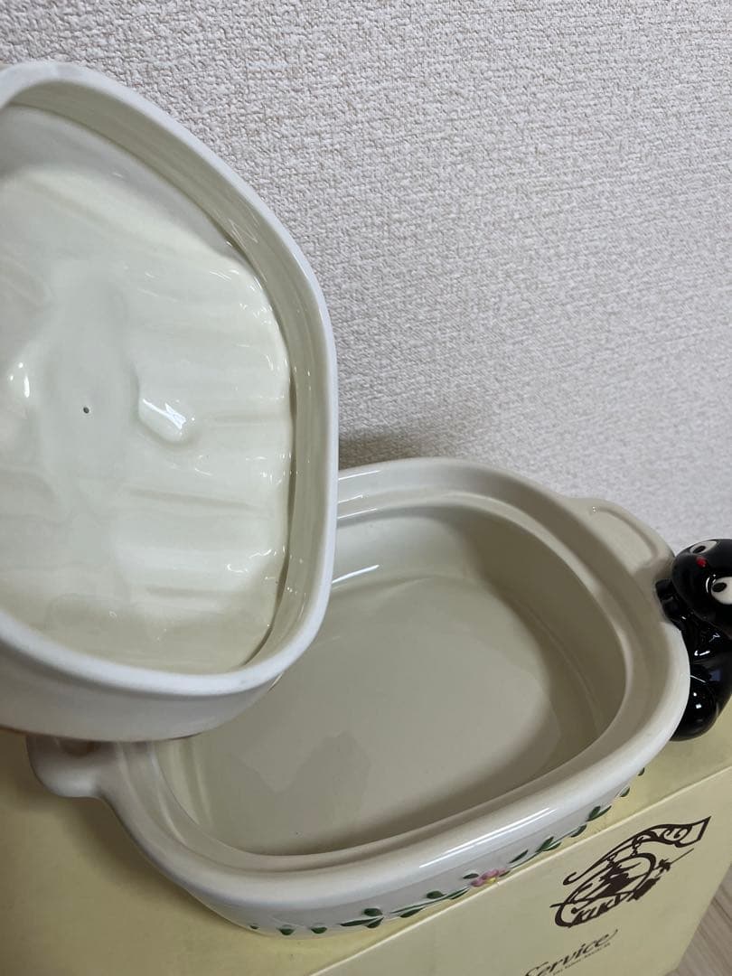 魔女の宅配便 ジジ ニシンのパイ　クッキージャー　未使用　陶器製　箱あり　キキ