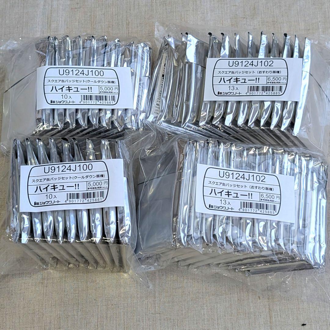 ハイキュー‼︎ スクエア缶バッジ クールダウン おすわり