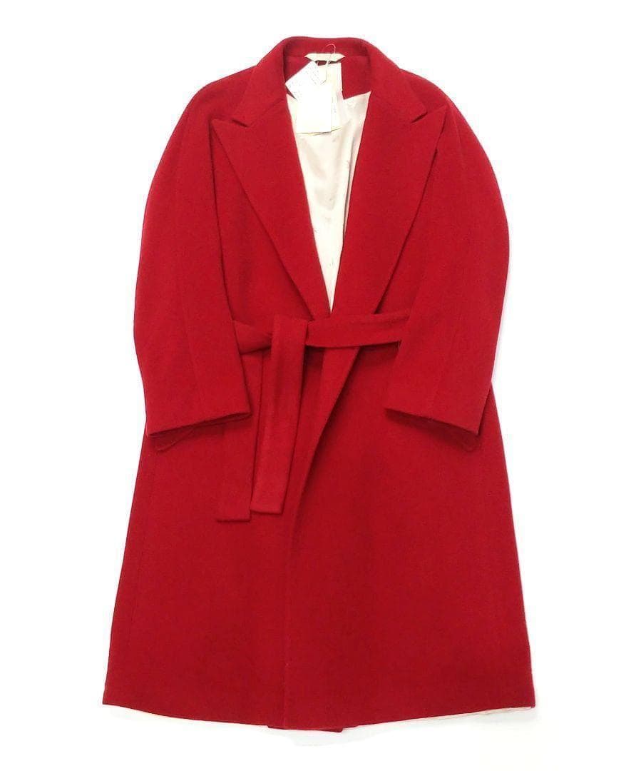 BOTTEGA MARTINESE カシミヤ混 ロング コート ガウン ベルト