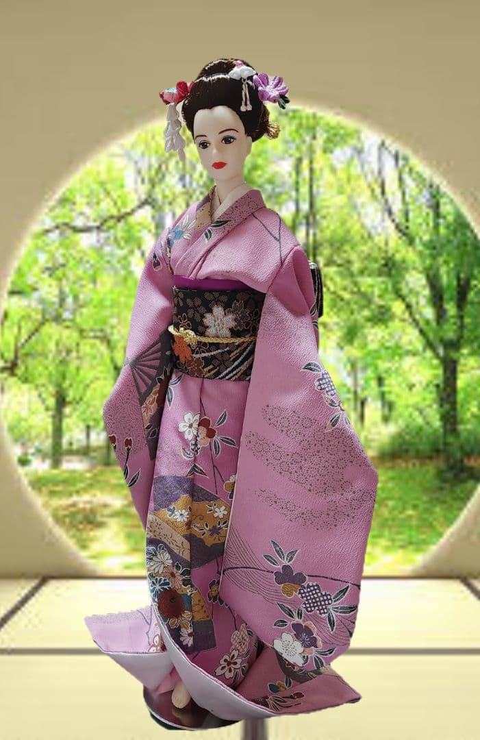 タカラ レディルミナス髪結い、お着物(ドール付き)