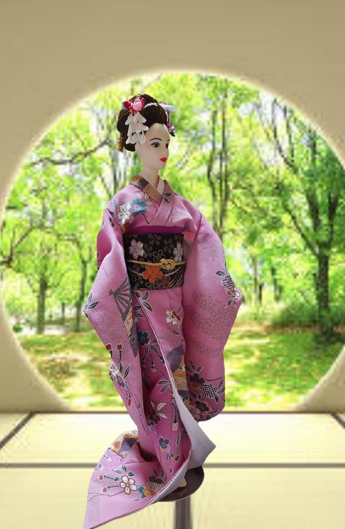 タカラ レディルミナス髪結い、お着物(ドール付き)