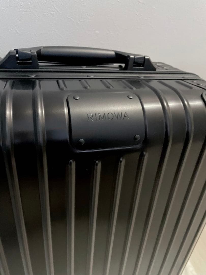 【新品未使用】RIMOWA リモワ　オリジナルキャビン　機内持ち込み　BK