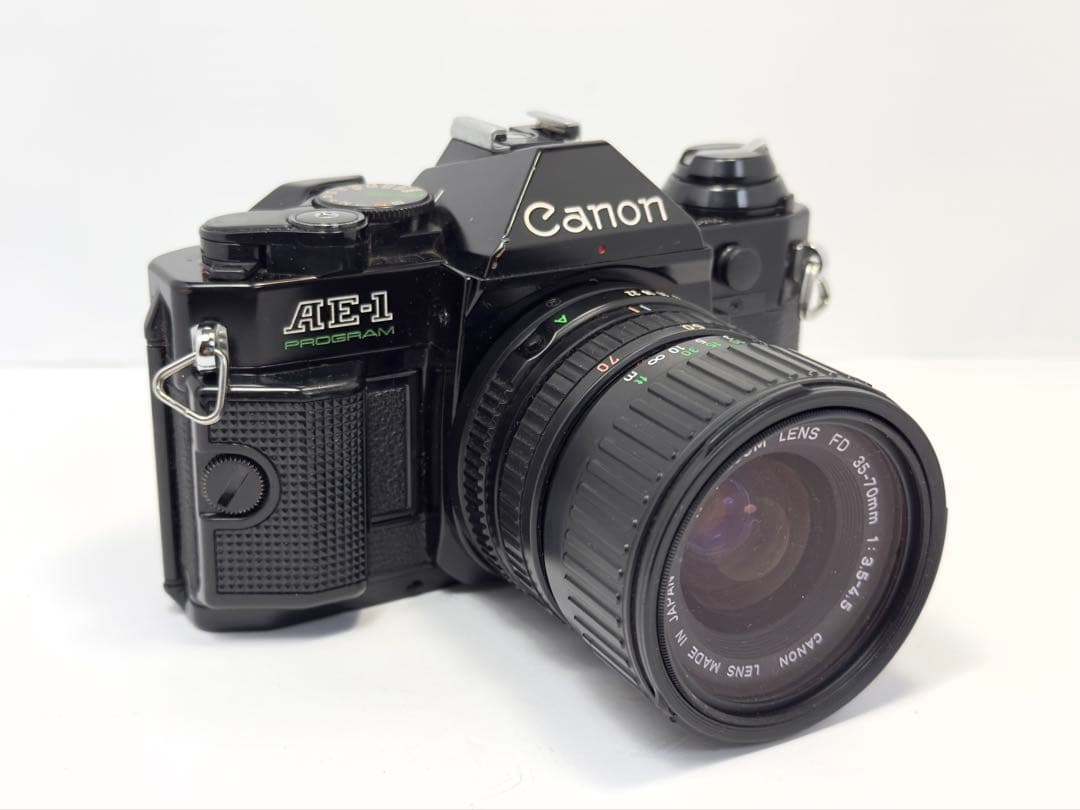 Canon AE-1 Program フィルムカメラ 35-70mmレンズ動作品