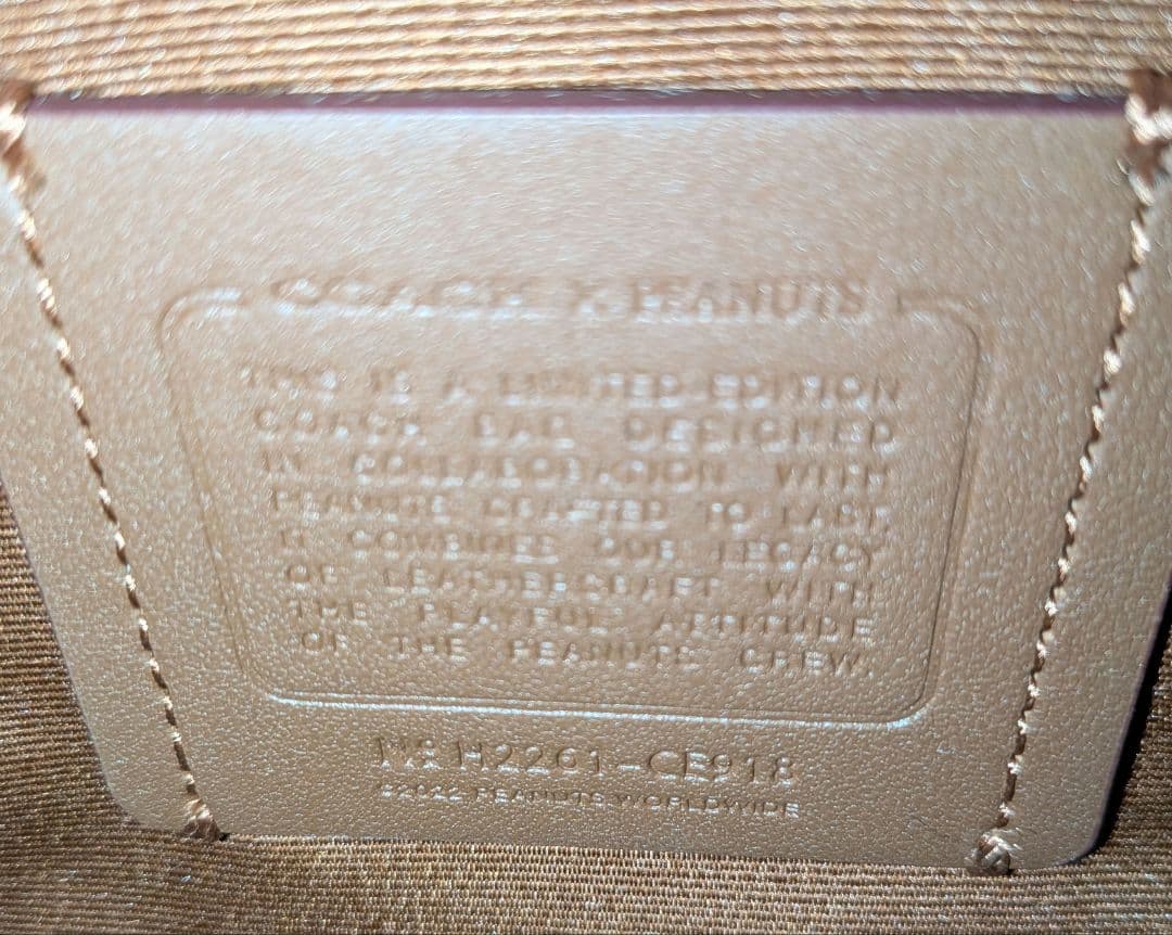 未使用★2WAYコーチショルダーバック