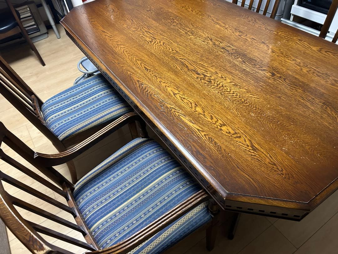 直接/近藤工芸 Solid Furniture オーク在　ダイニングセット