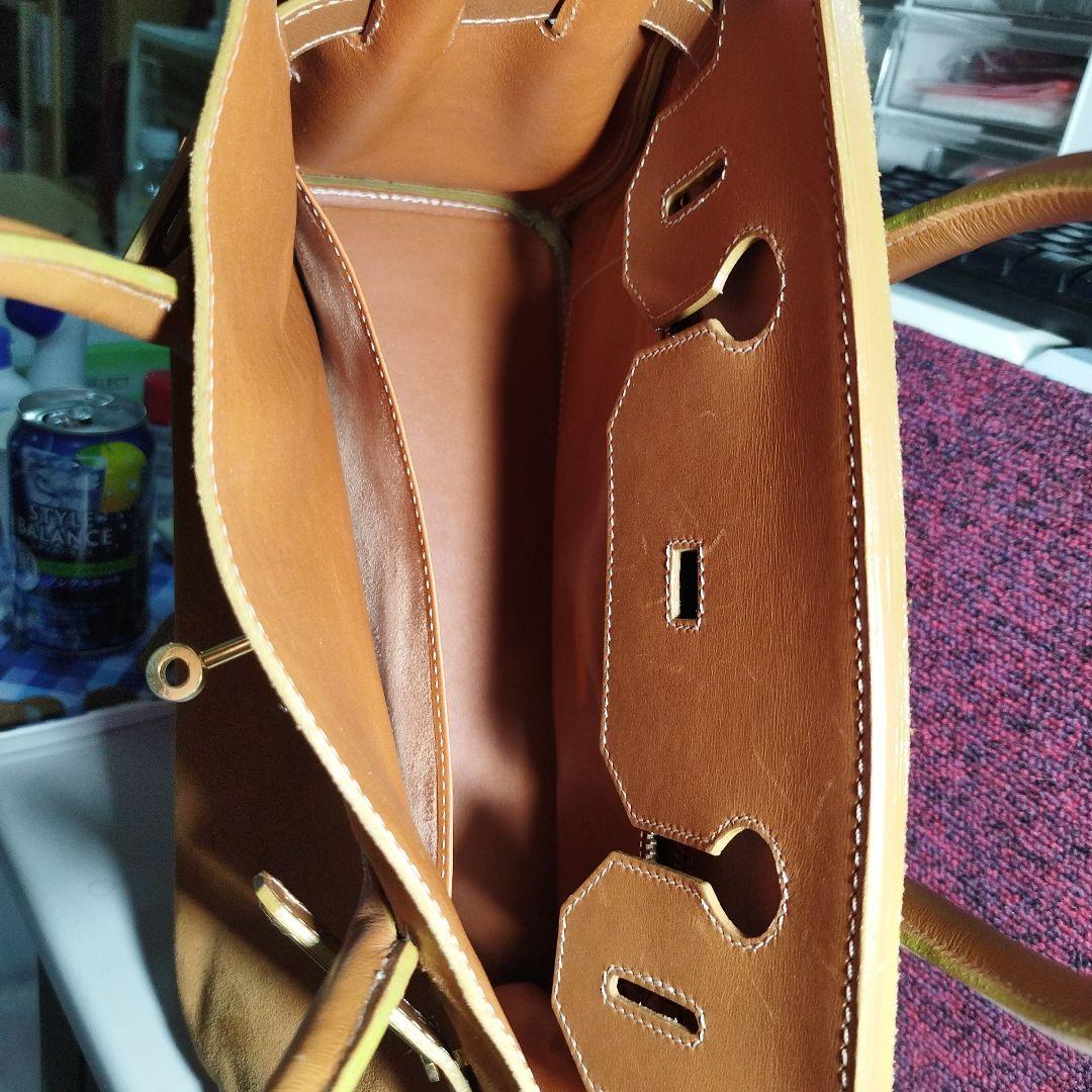 激レア　HIGH-CLASS キャメル スエード バッグ　現状販売　横幅30cm