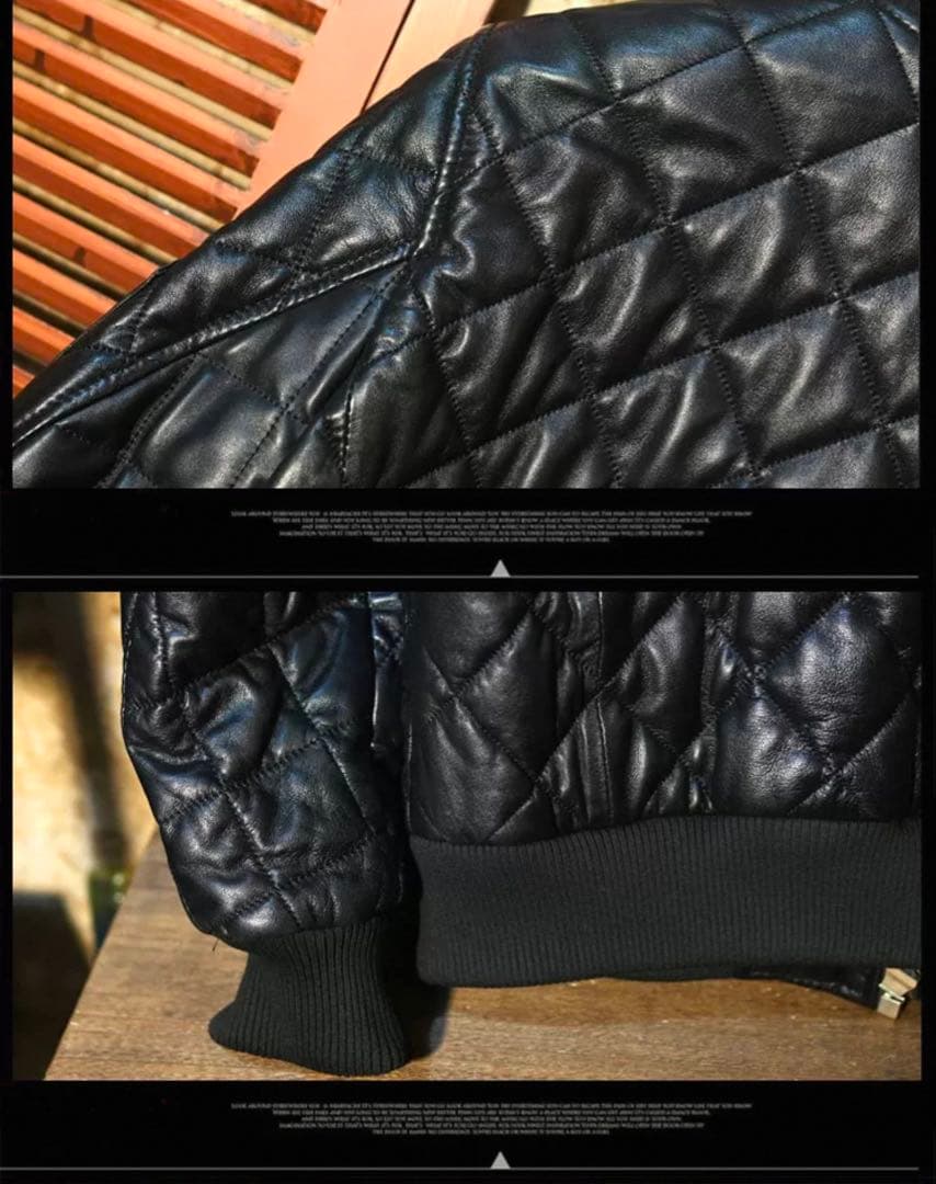 ラム革ジャケット　本革ジャケットmサイズラスト一点