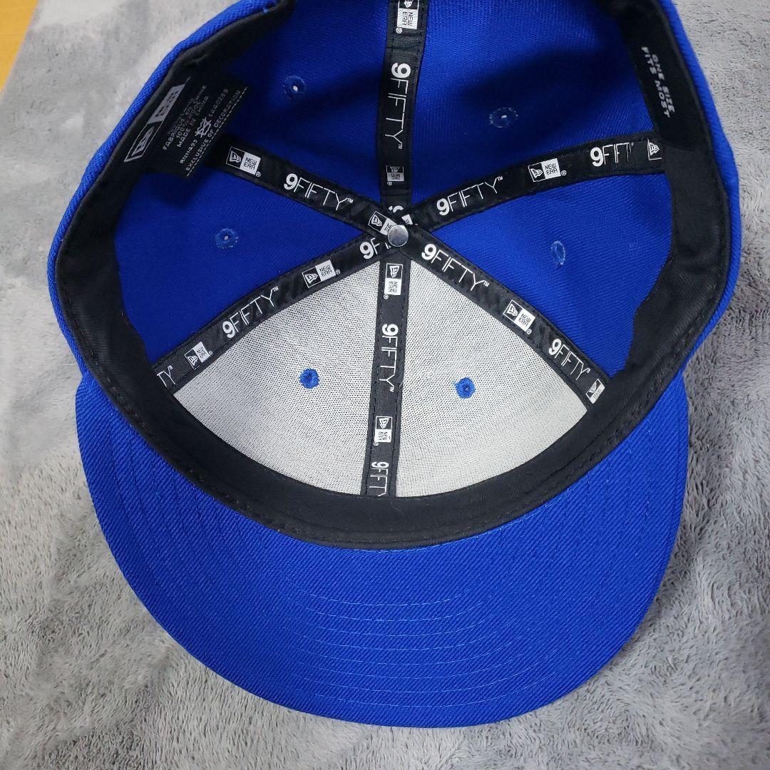 ブリストル　ニューエラ　キャップ　スナップバック　美品　ブルー