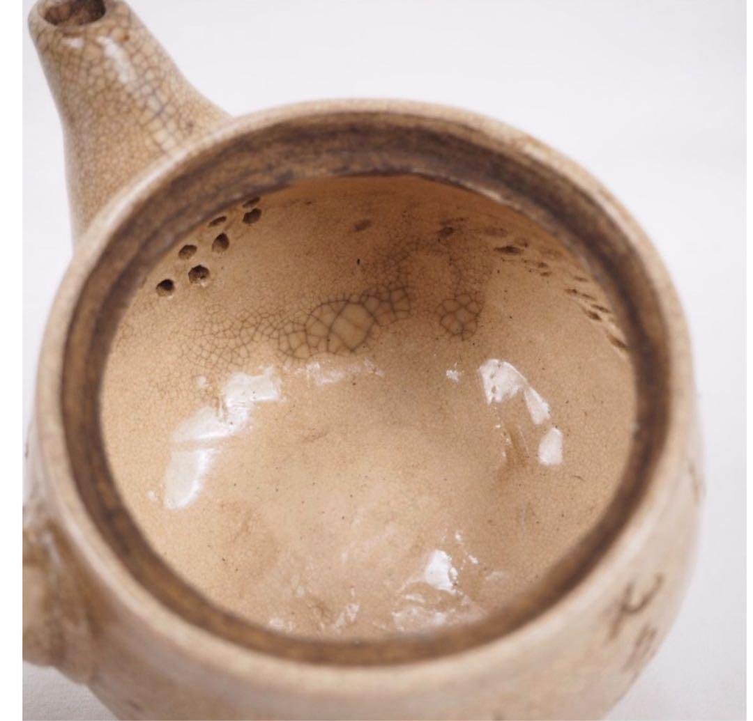 送料無料　江戸時代　尼僧【大田垣蓮月】自作 詩詠彫 手捏煎茶器6点名品茶道具