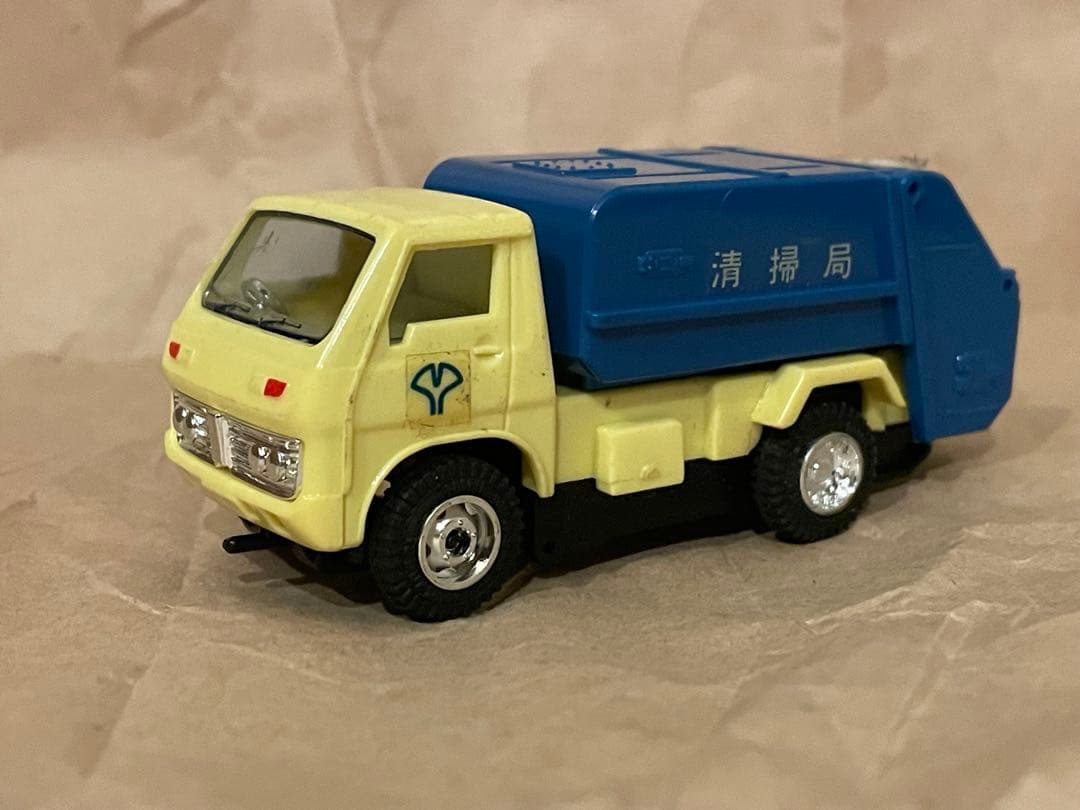 バンダイ ミニミニカー 清掃車 カーウォッシャー　セット 昭和レトロ
