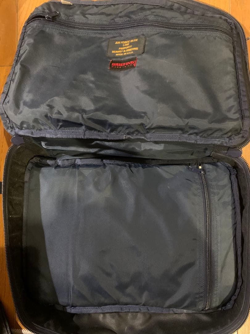 BRIEFING ブリーフィング ビームスプラス別注 3WAY バッグ ネイビー