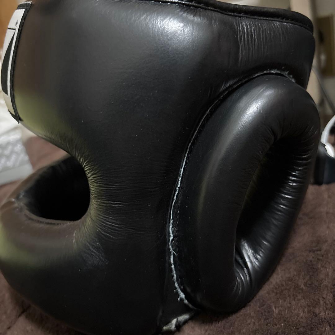 K-1 ヘッドギア 黒 レザー